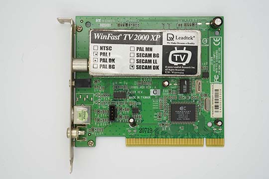 丽台Winfast TV2000 XP电视卡（CONEXANT FUSION 878A芯片）